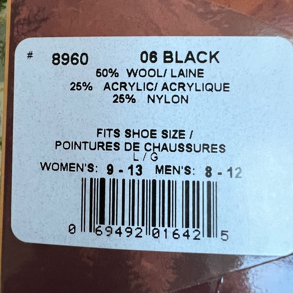 J.B. Field's Socks Bootgear Trapper Preshrunk Wool Anti Blister Shoe Size L NEW - Picture 6 of 6